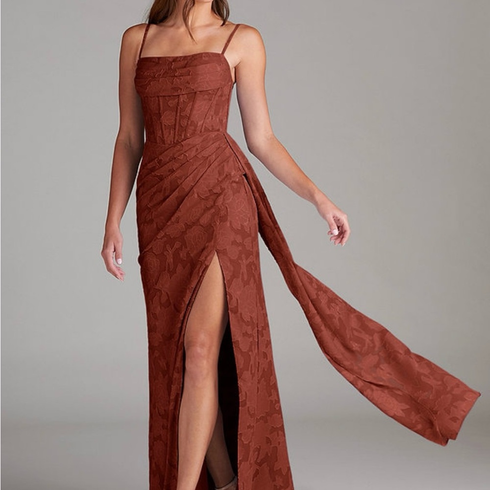 Giada Terracotta Maxi Gown